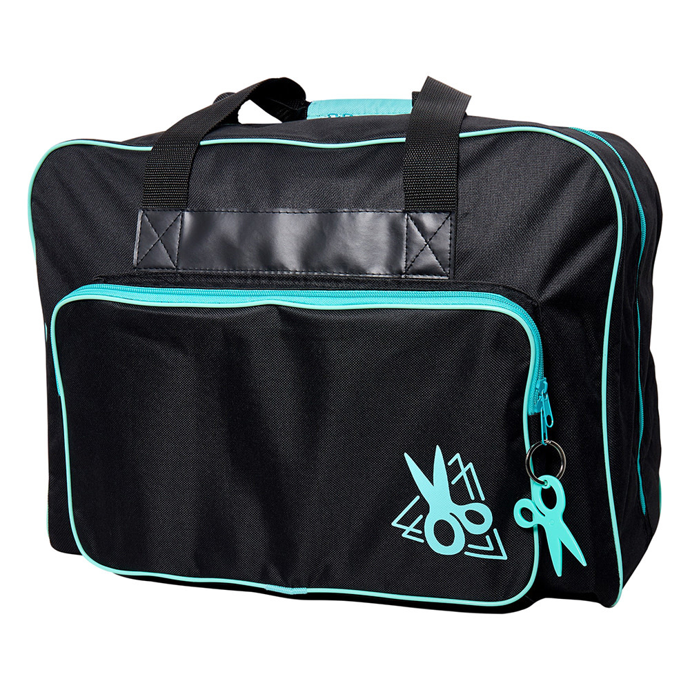 Sew Easy Sew easy sewing machine tote bags - Black & Turquoise - 44 x 20 x 38cm (17 1/4″ x 7 7/8″ x 15″)
