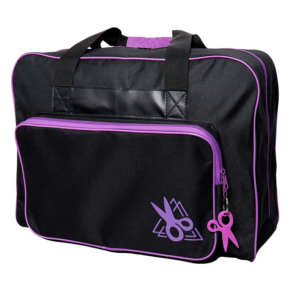 Sew Easy Sew easy sewing machine tote bags - black & purple - 44 x 20 x 38cm (17 1/4″ x 7 7/8″ x 15″)