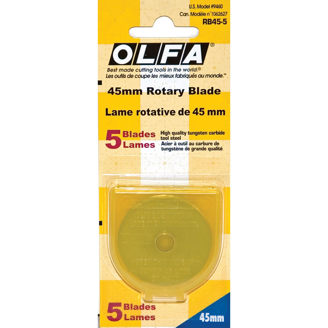 Olfa Olfa RB45-5 - tungsten tool steel rotary blade 45mm - 5pc