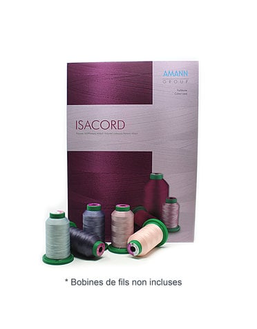 Isacord Isacord colour chart with wrapped thread samples