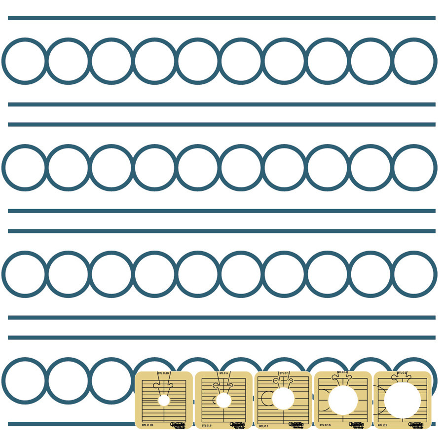 Westalee Westalee between the lines ruler