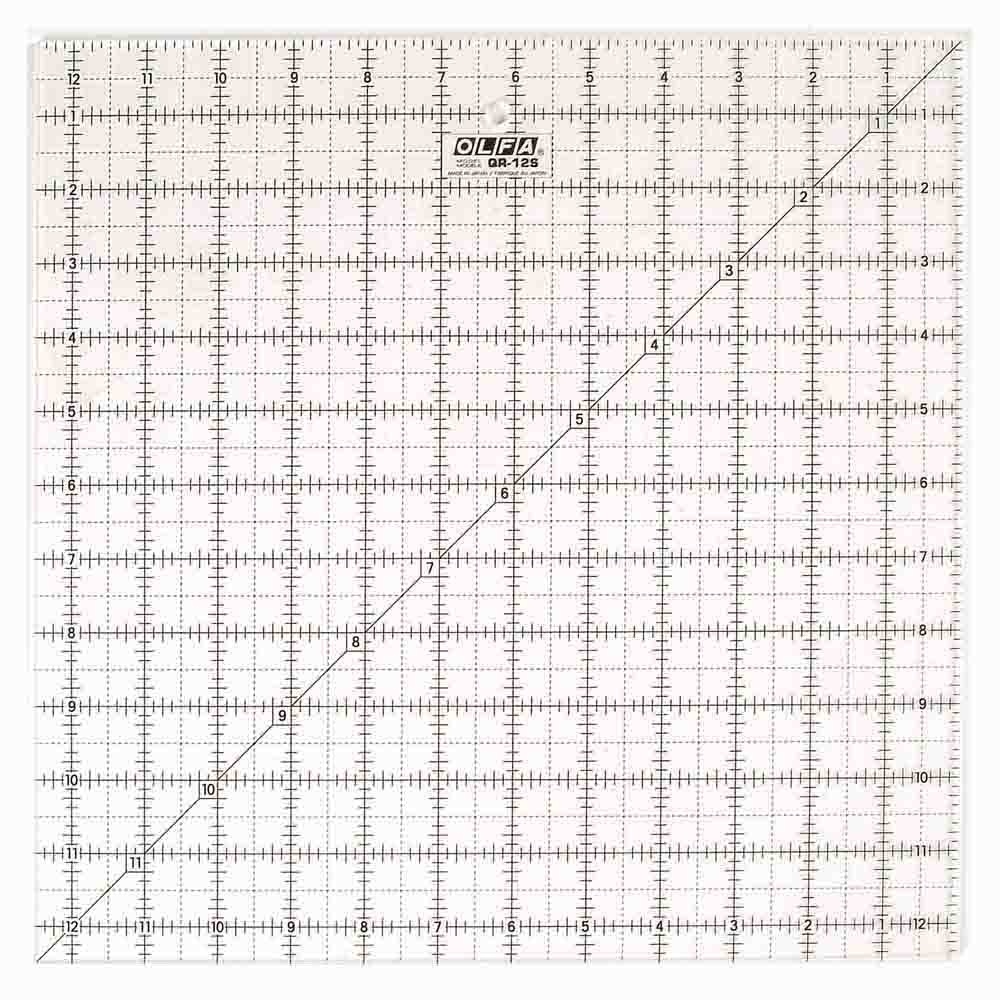Olfa Olfa QR-12S - 121⁄2po règle carrée en acrylique givré