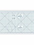 Unique Planche à découper à motif en carton Unique sewing - 91,5 x 152,5 cm (36po x 60po)