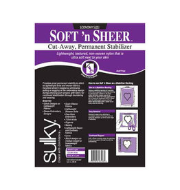 Sulky Sulky Cut-Away SOFT N' SHEER - blanc - 50cm x 2.75m (20po x 3v.) pqt
