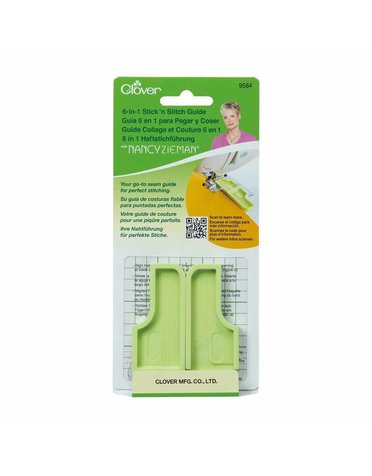 Clover Clover 9584 - 6-in-1 stick 'n stitch guide