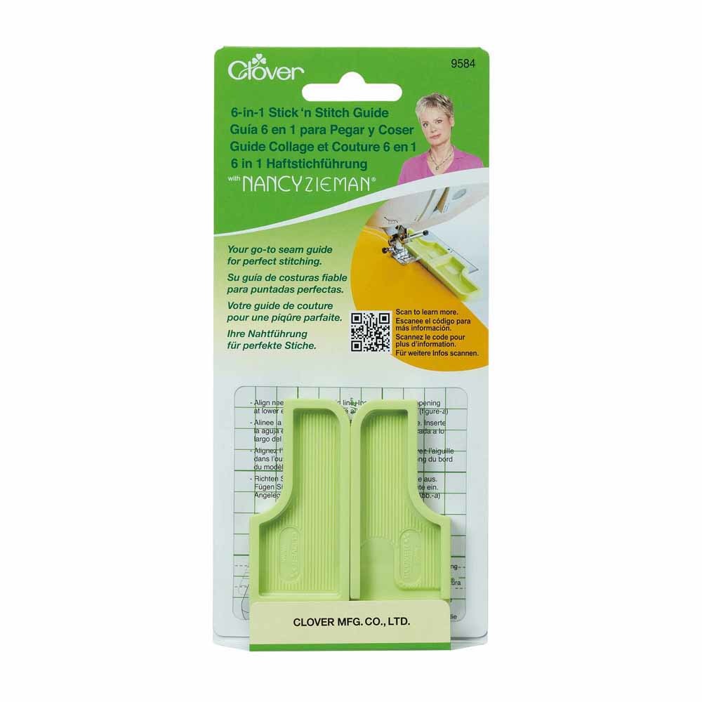 Clover Clover 9584 - 6-in-1 stick 'n stitch guide