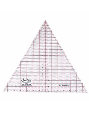 Sew Easy Règle de triangles à 60° Sew easy - 12po x 137⁄8po (30.5 x 35.2cm)