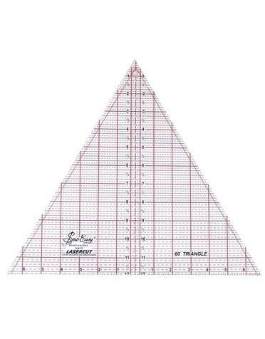 Sew Easy Sew easy triangle ruler 60° - 12" x 137/8" (30.5 x 35.2cm)