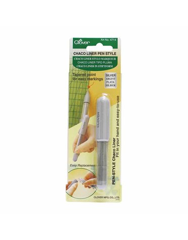 Clover Clover 4714 - pen style chaco liner - silver