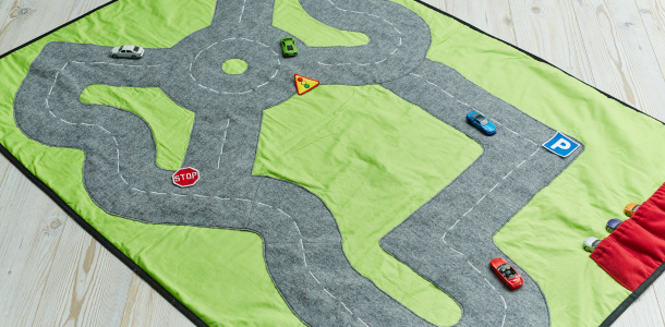 Circuit de voitures portable