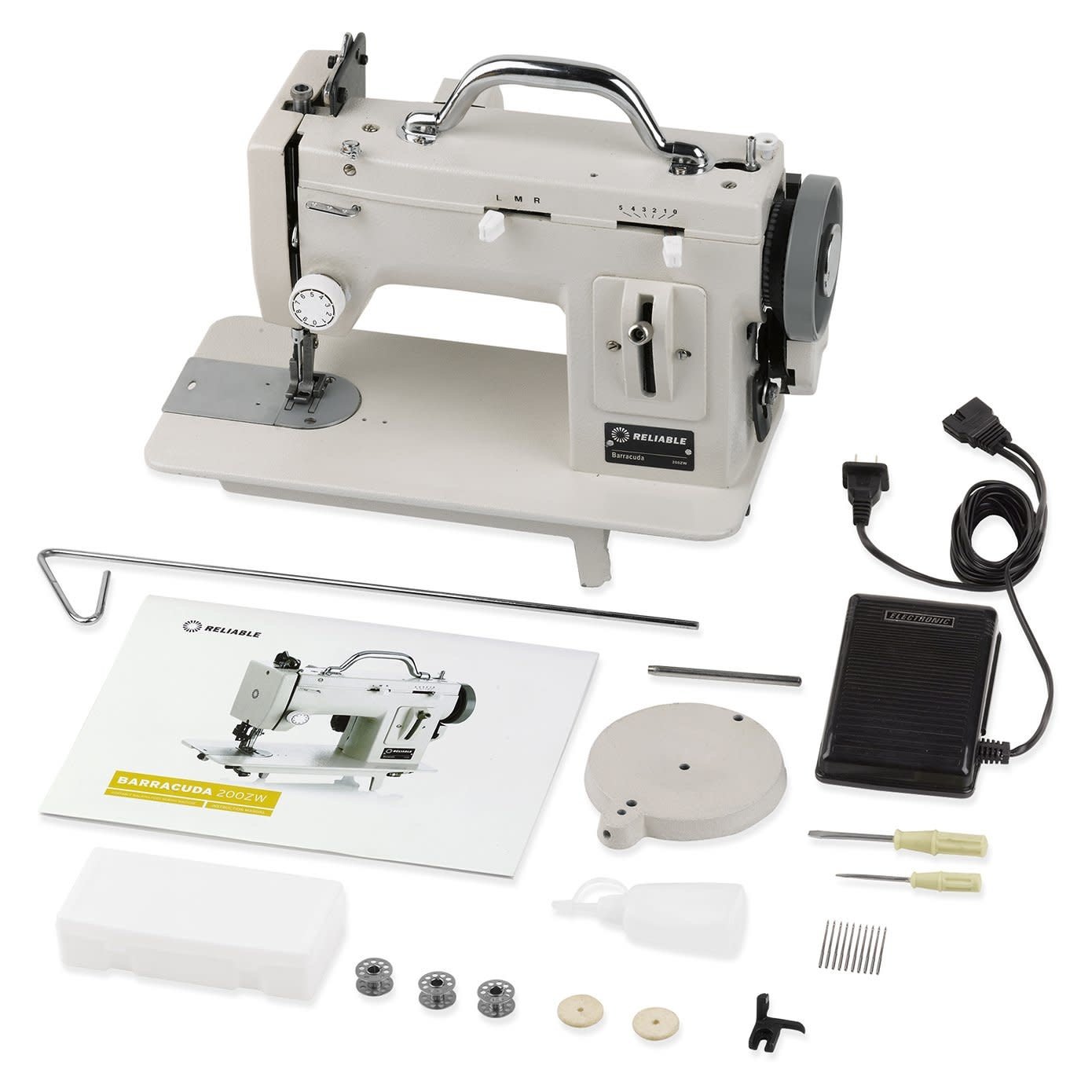 Reliable BARRACUDA 200ZW ZIG ZAG PORTABLE SEWING MACHINE