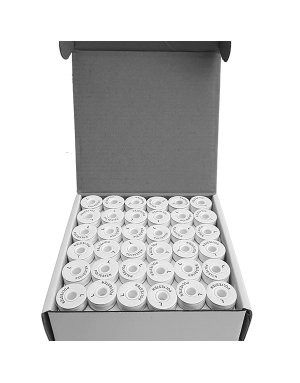 Isabob Canettes de fil blanc 125vg boite de 144 unités