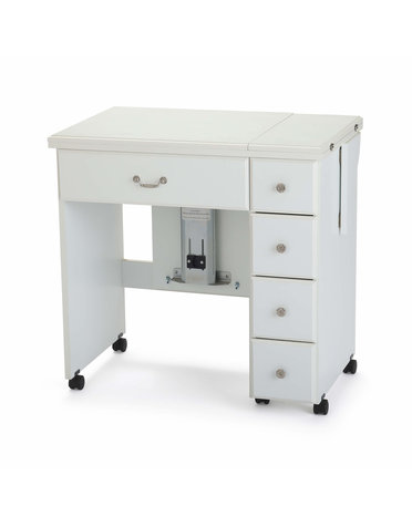 Sylvia Design Sewing Machine Desk with 4 Drawers-920