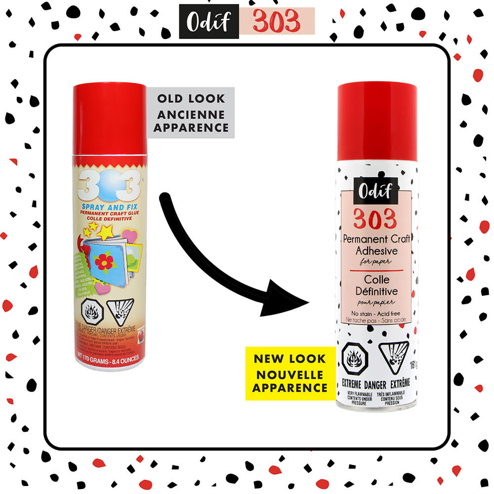 Odif Odif 303 permanent craft adhesive - 161g