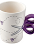 Sew Tasty Sew tasty - tasse à boire avec manche en ciseaux - violet