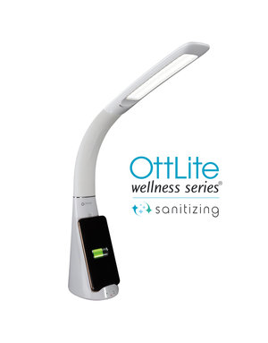 Ottlite Ottlite Purify LED Sanitizing Desk Lamp with Wireless Charging
