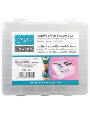 Unique Double Sided 50pc Bobbin Box