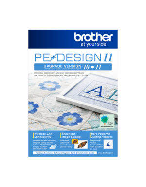 Brother PeDesign Upgrade 10 to 11