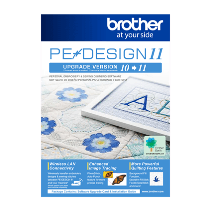 Brother PeDesign Upgrade 10 to 11