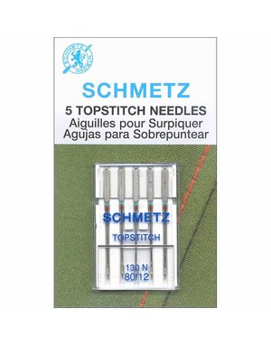 Schmetz Schmetz #1792 topstitch needles carded - 80/12 - 5 count