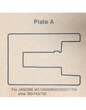 Janome Sewing Table Insert "A" MC7700 to MC12000