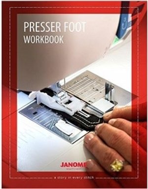 Janome Work book for presser feet