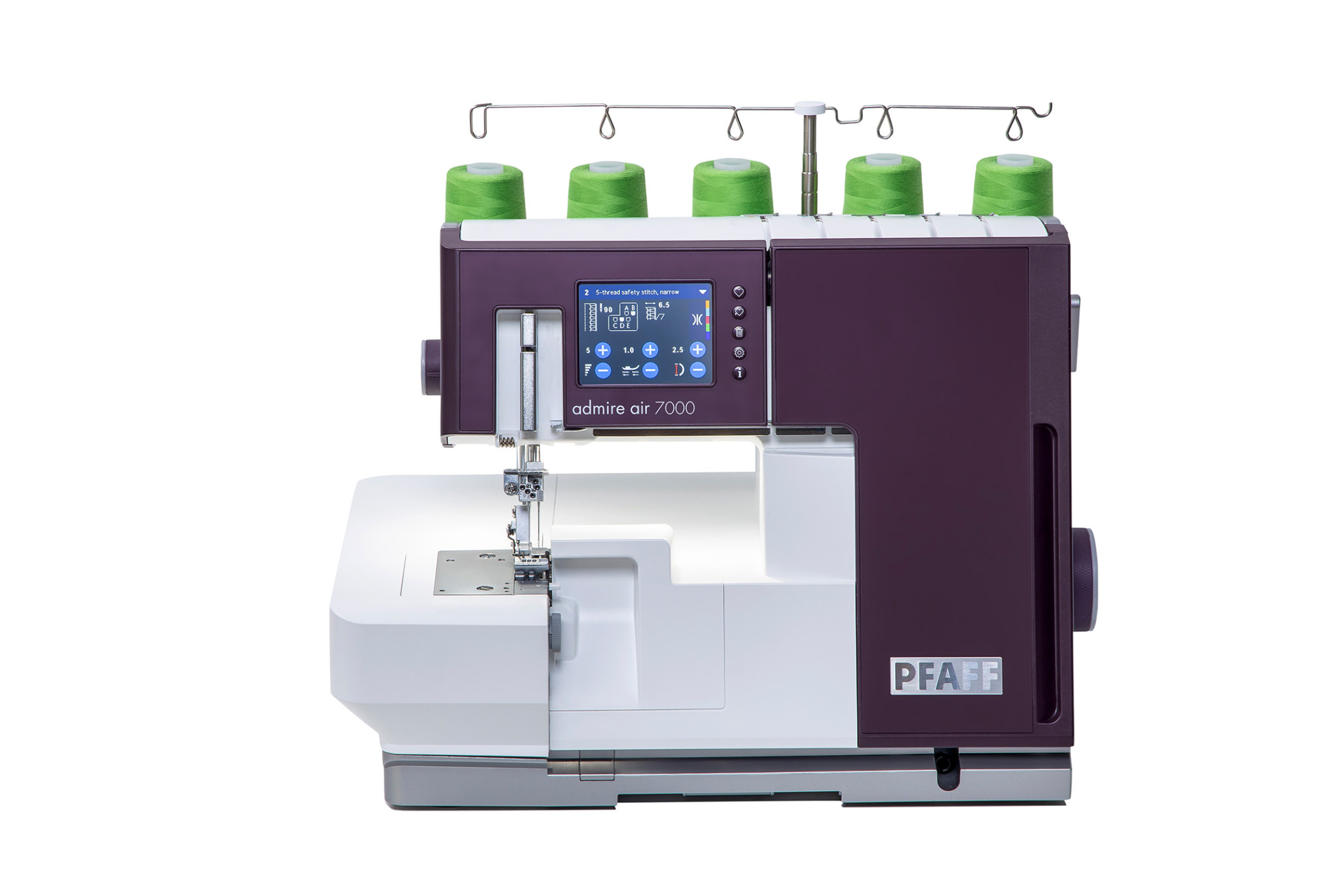 Pfaff Pfaff serger combined with coverstitch Admire 7000 air-threading