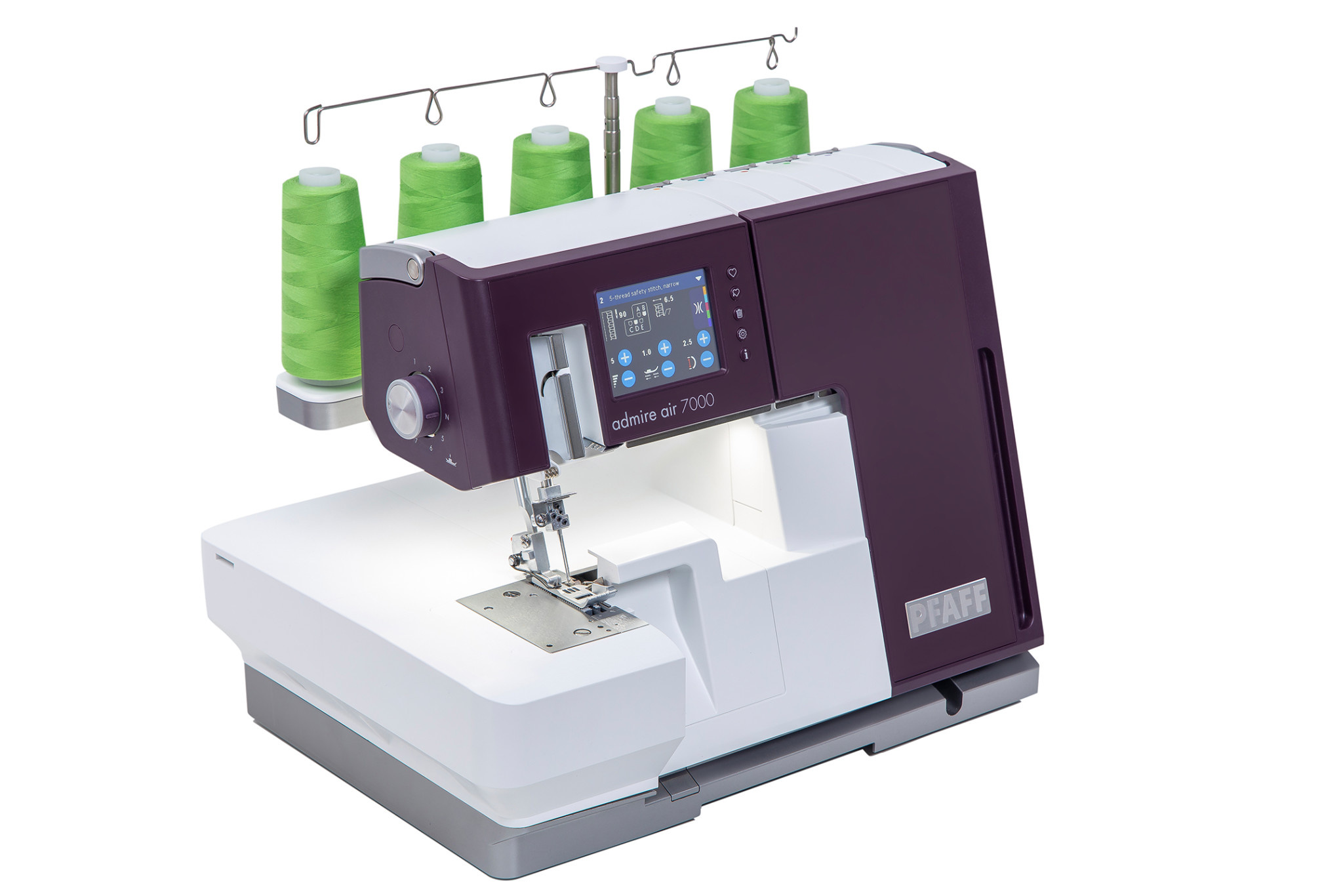 Pfaff Pfaff serger combined with coverstitch Admire 7000 air-threading