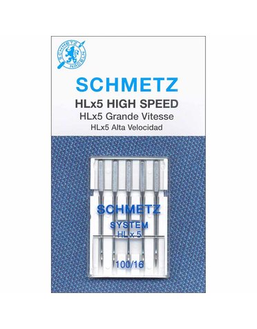 Schmetz Aiguilles #1843 grande vitesse Schmetz HLx5  (Mega quilter) 100/16