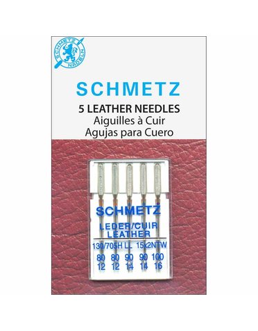 Schmetz Aiguilles à cuir Schmetz #1838 - Assorties - 5 unités
