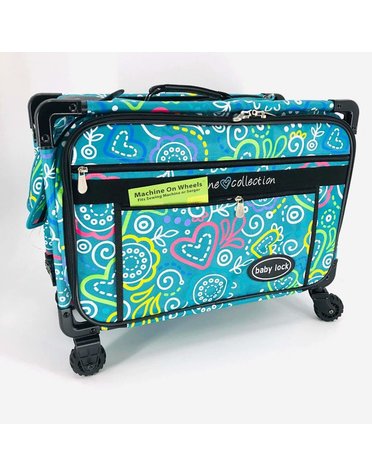 Tote Collapsible Yarn Sewing Machine Trolley Bag Case with Wheels