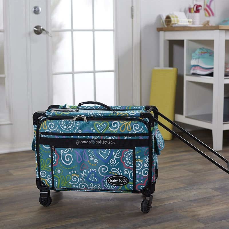 Baby Lock Baby Lock 22 Inch Large Machine Trolley On Wheels- BGenuine Sewing Blue