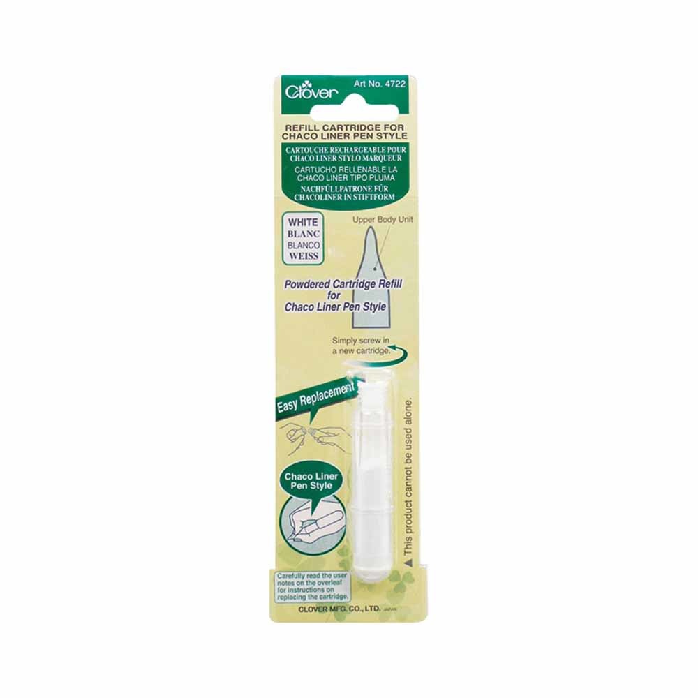 Clover Clover 4722 - Recharge pour style stylo chaco - blanc