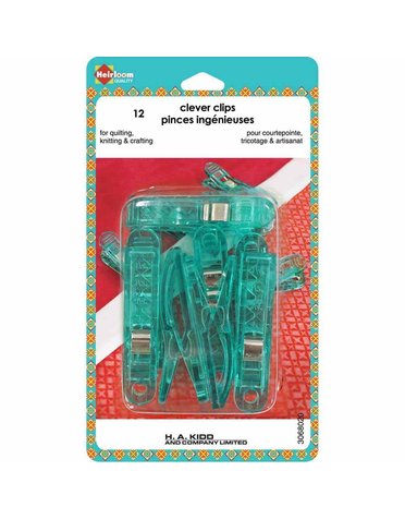 Heirloom Clever Clips Large - 12pcs
