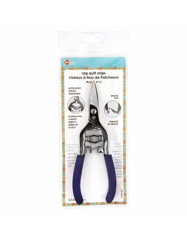 Heirloom Heirloom forged stainless steel spring-action rag quilt snips - 61⁄4″ (15.9cm)