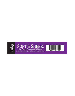 Sulky Sulky cut-away soft 'n sheer - white - 50cm x 23m (20” x 25yd) bolt