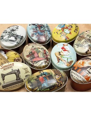 Sew Tasty Boîtes de collection vintage (vide)
