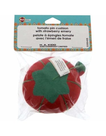 Heirloom Heirloom tomato pin cushion with emery