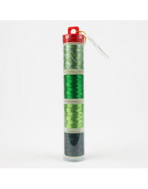 WonderFil Spotlite Metallic green Thread Pack 150m (4 spools)