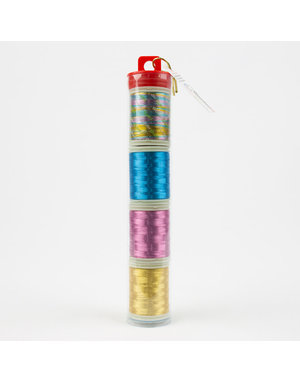 WonderFil Spotlite Metallic assorted Thread Pack 150m (4 spools)