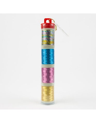 WonderFil Spotlite Metallic assorted Thread Pack 150m (4 spools)