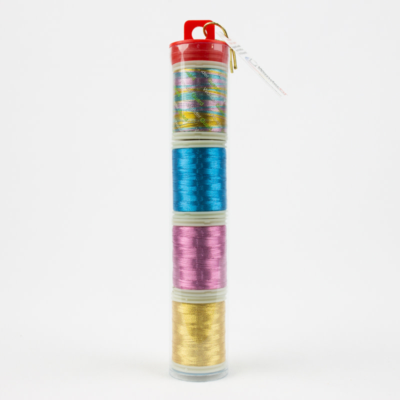 WonderFil Spotlite Metallic assorted Thread Pack 150m (4 spools)