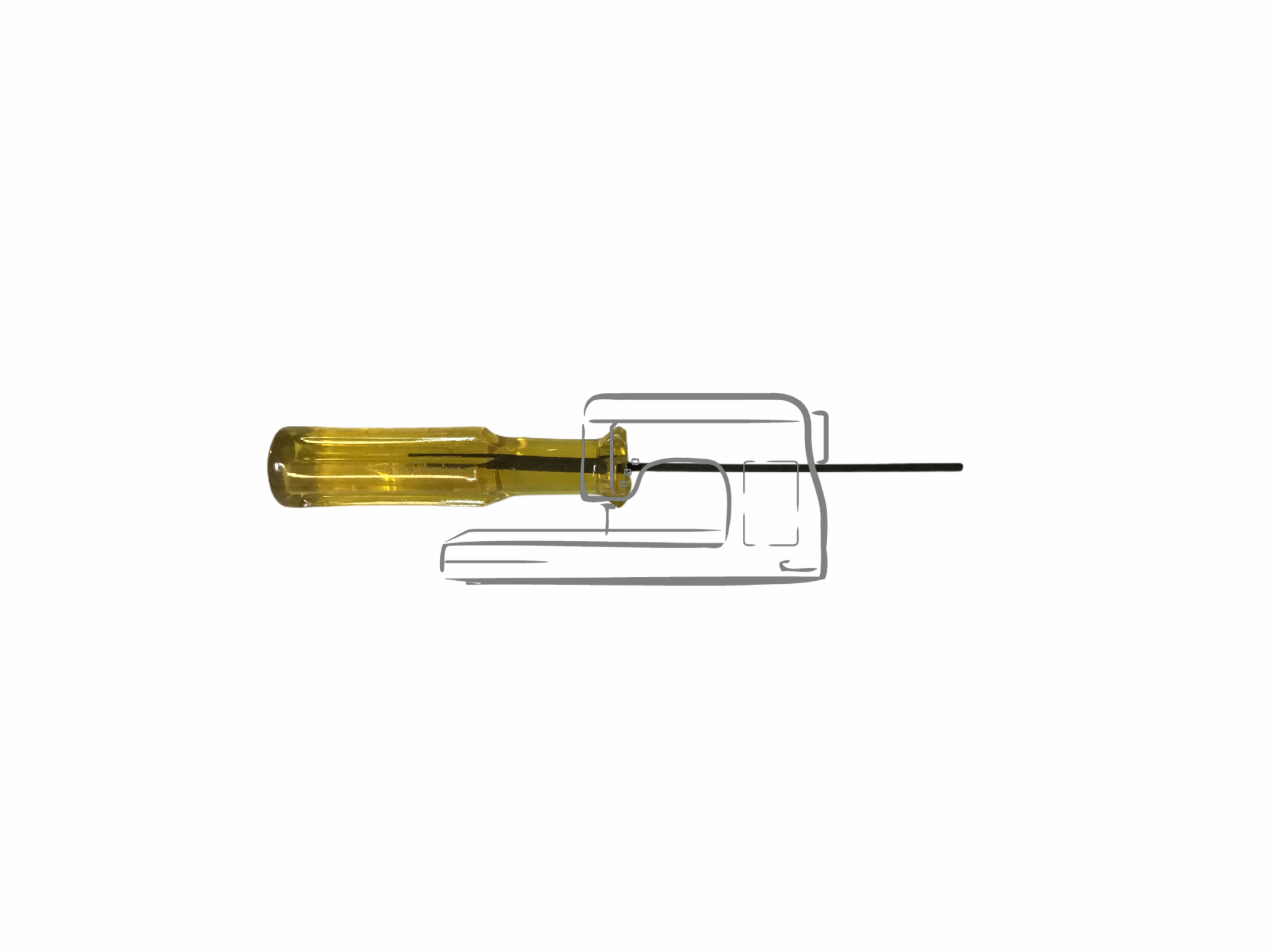 Industriel Industrial visdriver yellow