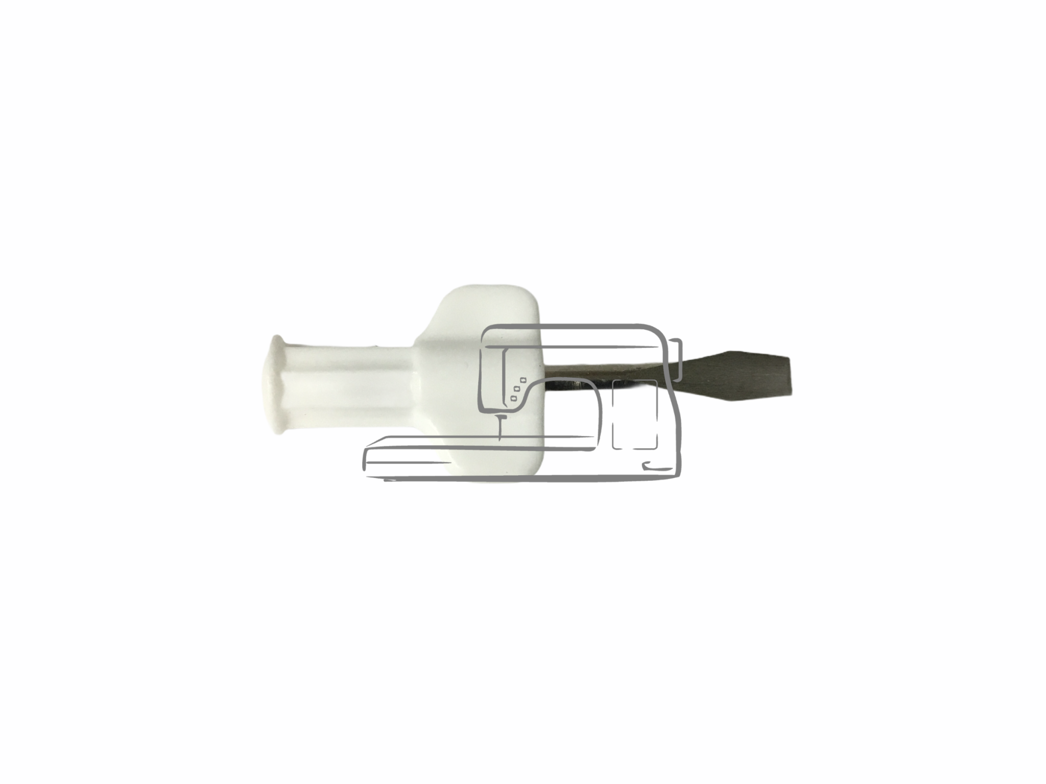 Husqvarna Visdriver white flat 5/16''