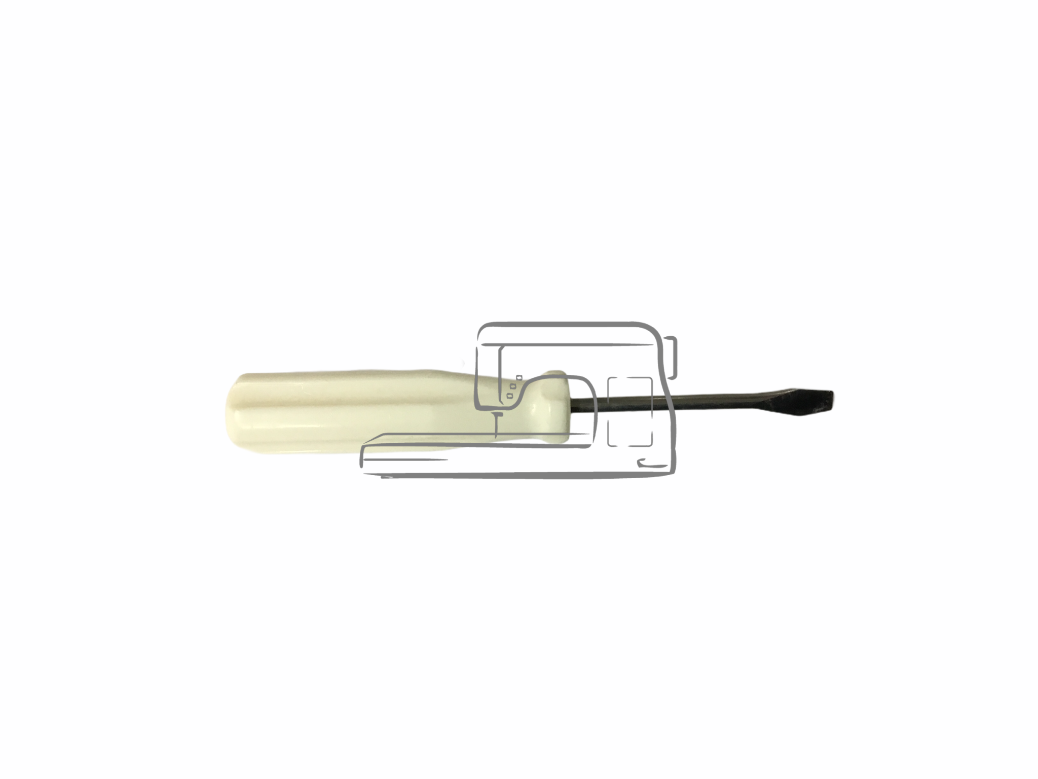 Husqvarna Visdriver white flat 5/16''