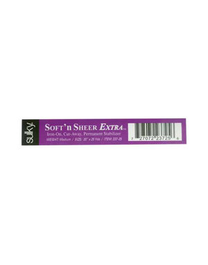 Sulky Rouleau Sulky Cut-Away Soft ’n Sheer Extra - blanc 20” x 25yd