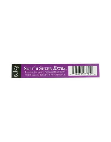 Sulky Sulky cut-away soft 'n sheer extra - white - 50cm x 23m (20″ x 25yd) bolt