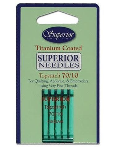 Superior Needle superior titanium topstich 70/10