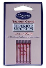 Superior Aiguilles Superior Titanium Topstich 90/14