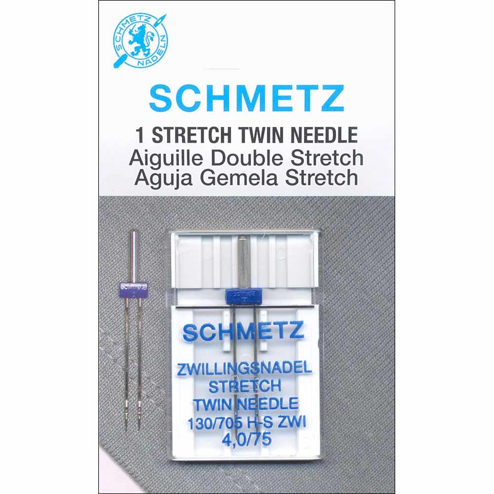 Schmetz Schmetz #1775 Stretch twin needle carded - 75/11 - 4.0mm- 1 count